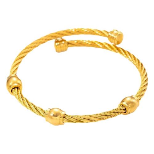 Roestvrij staal armbanden, 304 roestvrij staal, mode sieraden & voor vrouw, meer kleuren voor de keuze, Binnendiameter:Ca 64mm, Verkocht door PC