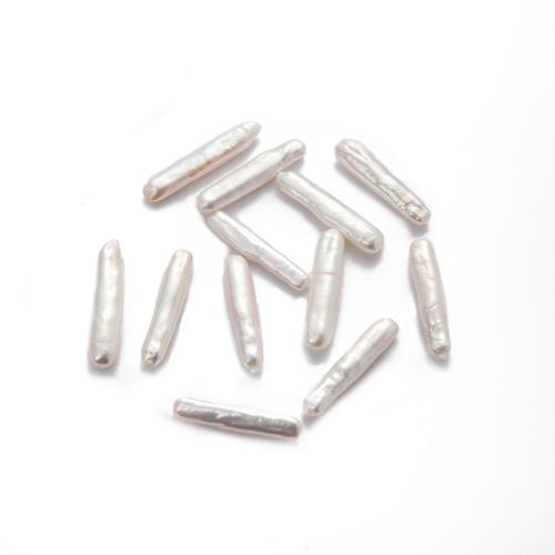 Cultured Biwa Freshwater Pearl Beads DIY white mm Sold By PC