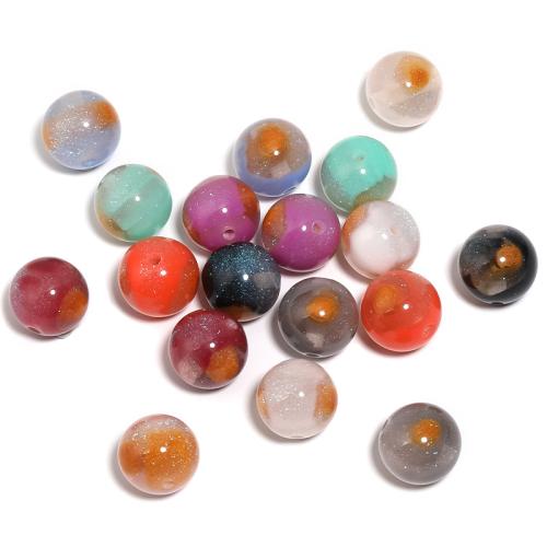 Acrylic Jewelry Beads Round DIY mixed colors 16mm Sold By Bag