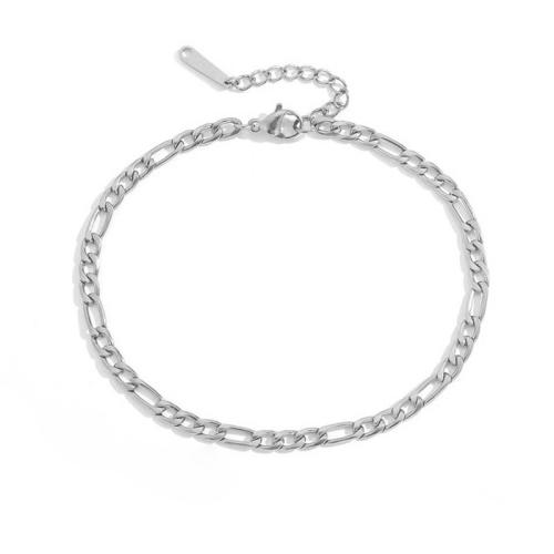 Roestvrijstalen Anklet, 304 roestvrij staal, mode sieraden & voor vrouw, meer kleuren voor de keuze, Verkocht door PC