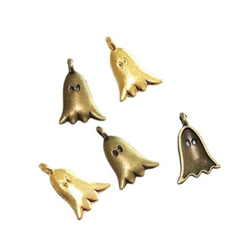 Zinc Alloy Pendants Ghost plated DIY Sold By Bag