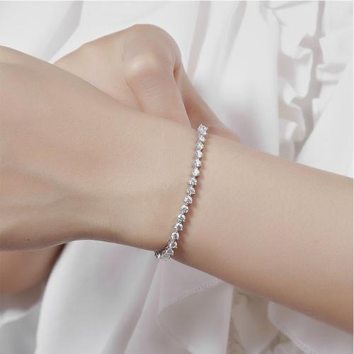 925 Sterling Silver Bracelet  & for woman Sold By PC