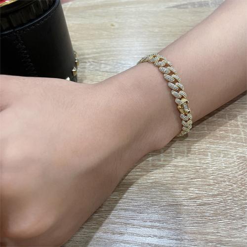 925 sterline d'argento Bracciale e Collana, unisex & formato differente per scelta & con strass, nessuno, Venduto da PC