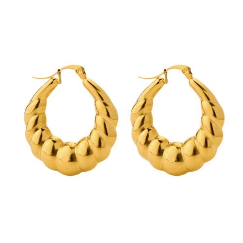 Rostfritt stål spaken bakåt Earring, 304 rostfritt stål, mode smycken & för kvinna, fler färger för val, 31x28mm, Säljs av Par