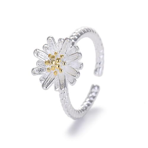 Brass Finger Ring Daisy fashion jewelry & for woman US Ring Sold By PC