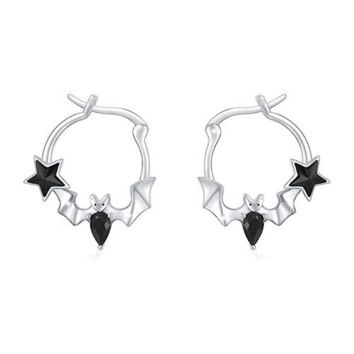 Boucles d'oreilles en alliage de zinc, bijoux de mode & pavé de micro zircon & pour femme, Vendu par paire