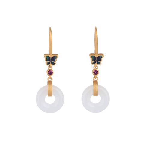 Ciúbach Zirconia Micrimhilseogra réiteodh Earring Prás, jewelry faisin & micrea réiteach zirconia ciúbach & do bhean, 40mm, Díolta De réir Péire