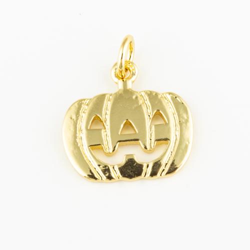 Brass Jewelry Pendants Pumpkin fashion jewelry & Unisex golden Approx 3mm Sold By PC