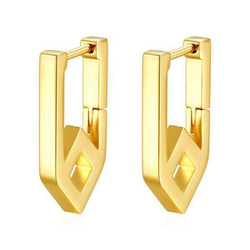 Stainless Steel Lever Terug Earring, 304 roestvrij staal, mode sieraden & voor vrouw, meer kleuren voor de keuze, 11.70x20.60mm, Verkocht door pair