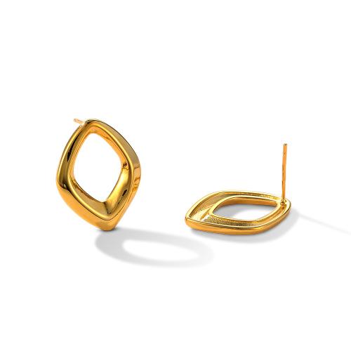 Brass Stud Earring plated for woman Sold By Pair