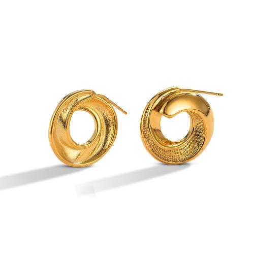 Brass Stud Earring plated for woman Sold By Pair