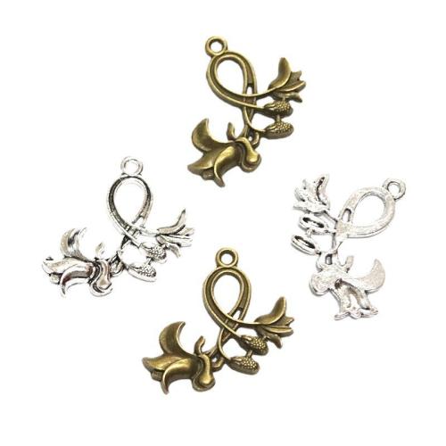 Zinc Alloy Pendants plated DIY Sold By Bag