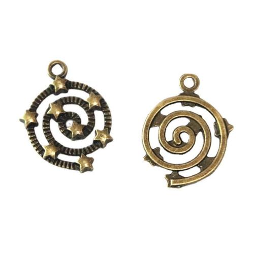 Zinc Alloy Pendants antique bronze color plated DIY Sold By Bag