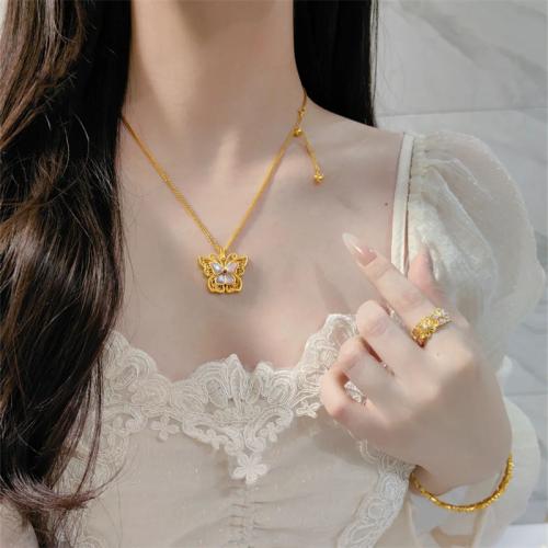 Brass Jewelry Set Butterfly sang gold plated & for woman & enamel Sold By PC