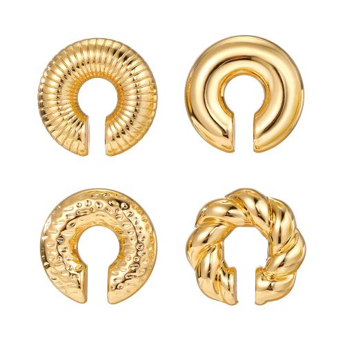 Brassard de boucle d'oreille de mode, plastique revêtu de cuivre, Placage UV, bijoux de mode & styles différents pour le choix & pour femme, plus de couleurs à choisir, Vendu par PC