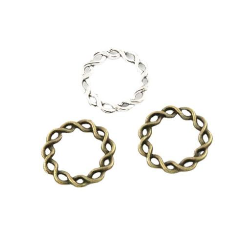 Zinc Alloy Linking Ring plated DIY 20mm Sold By Bag