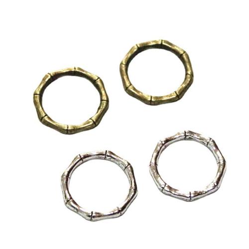 Zinklegering forbinder ring, Zinc Alloy, forgyldt, du kan DIY, flere farver til valg, 21.70mm, 60pc'er/Bag, Solgt af Bag