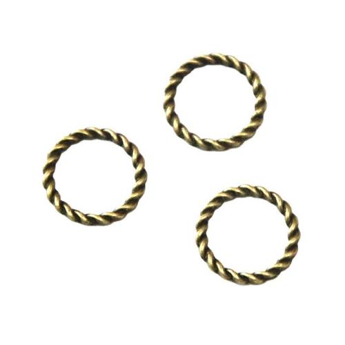 Zinc Alloy Linking Ring antique bronze color plated DIY 15.30mm Sold By Bag