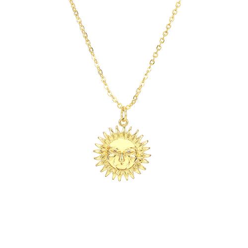 Kubieke Zirkoon Micro Pave Brass Ketting, Messing, met 5cm extender keten, gold plated, Andere vorm voor keuze & mode sieraden & micro pave zirconia & voor vrouw, meer kleuren voor de keuze, nikkel, lood en cadmium vrij, Lengte Ca 45 cm, Verkocht door PC