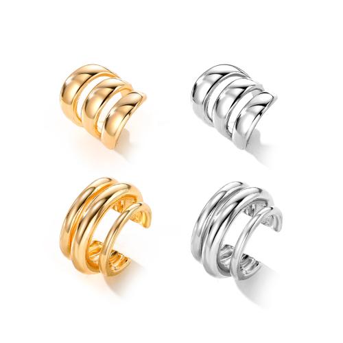 Fashion Earring Cuff and Wraps Zinc Alloy plated 4 pieces & for woman & hollow Sold By Set