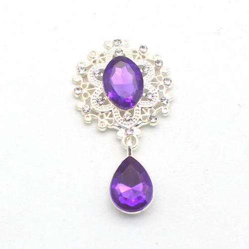 Jewelry Accessories Zinc Alloy with Acrylic plated DIY & with rhinestone Sold By PC