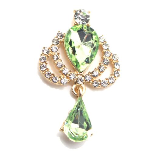 Jewelry Accessories Zinc Alloy with Acrylic plated DIY & with rhinestone Sold By PC