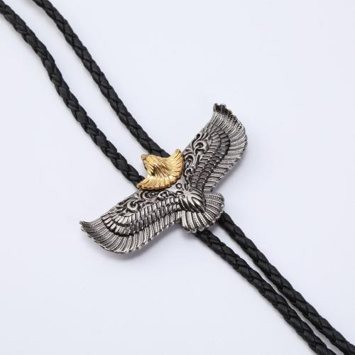 Zinc Alloy Jewelry Necklace with PU Leather & for man Length Approx 51-60 cm Sold By PC