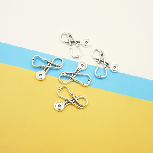 Zinc Alloy Pendants Stethoscope antique silver color plated DIY Sold By Bag