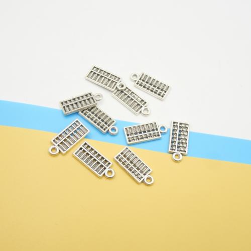 Zinc Alloy Pendants Abacus antique silver color plated DIY Sold By Bag