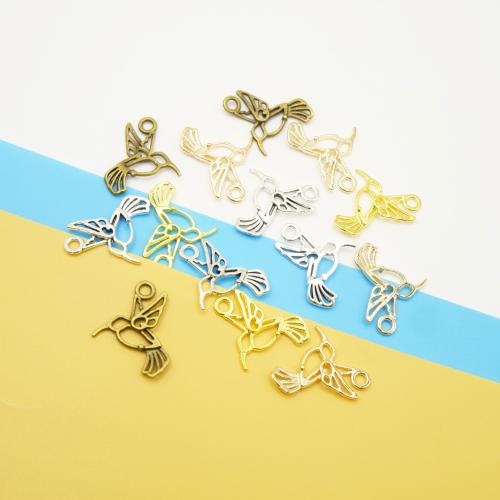 Zinc Alloy Animal Pendants Bird plated DIY Sold By Bag