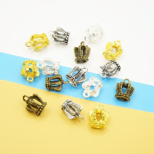 Zinc Alloy Crown Pendants plated DIY Sold By Bag