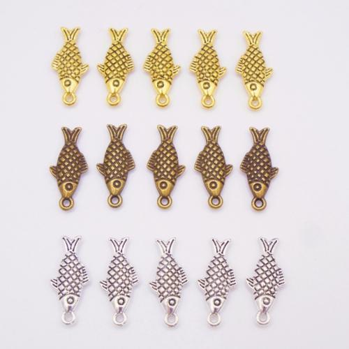 Zinc Alloy Animal Pendants Fish plated DIY Sold By Bag