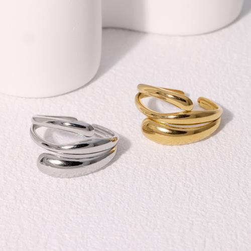 Stainless Steel Finger Ring 304 Stainless Steel fashion jewelry & for woman Sold By PC