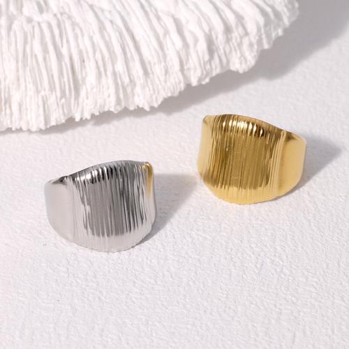 Stainless Steel Finger Ring 304 Stainless Steel fashion jewelry & for woman Sold By PC