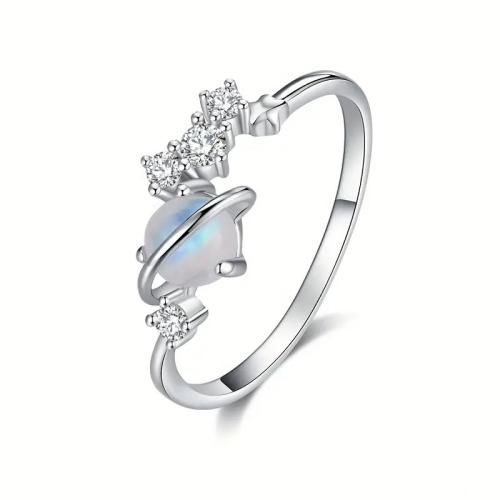 Kubisk Circonia Micro bane messing Ring, forskellig størrelse for valg & Micro Pave cubic zirconia & for kvinde, Solgt af PC