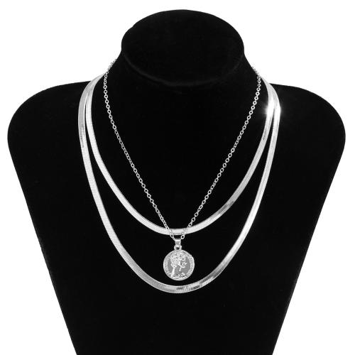 Zinc Alloy Jewelry Necklace plated fashion jewelry nickel lead & cadmium free Sold By PC