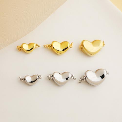 925 Sterling Silver Bracelet Findings Heart DIY Sold By PC