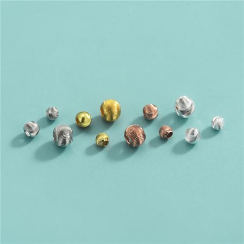 Gioielli Spacer Beads, 925 sterline d'argento, Cerchio, DIY & formato differente per scelta, nessuno, Venduto da PC