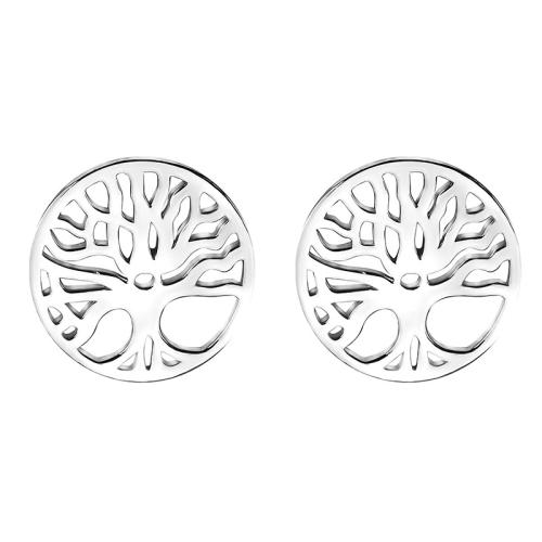 925 Sterling Silver Stud Earrings fashion jewelry & for woman Sold By Pair