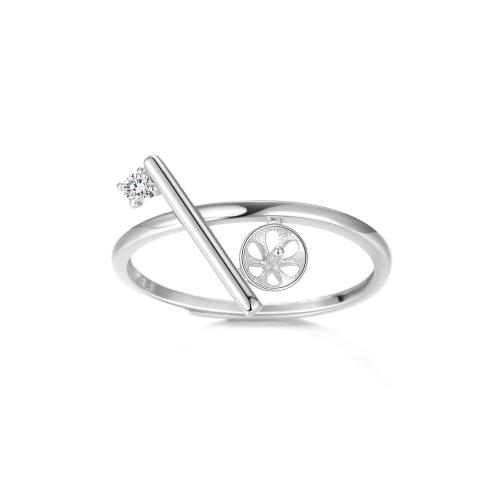 Bague réglable en argent 925 , Argent sterling 925, DIY & styles différents pour le choix & pavé de micro zircon, plus de couleurs à choisir, Vendu par PC