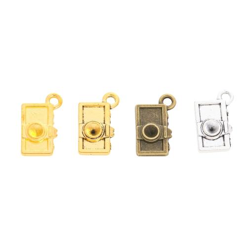 Zinc Alloy Pendants Camera plated DIY nickel lead & cadmium free Sold By Bag