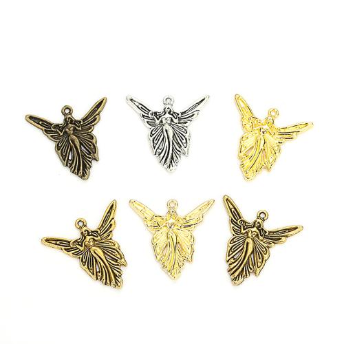 Zinc Alloy Pendants Angel plated DIY nickel lead & cadmium free Approx Sold By Bag