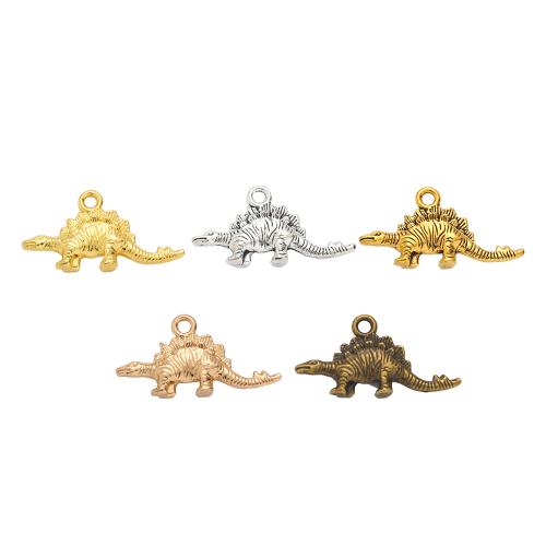 Zinc Alloy Animal Pendants Dragon plated DIY nickel lead & cadmium free Sold By Bag