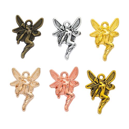 Zinc Alloy Pendants Angel plated DIY nickel lead & cadmium free Sold By Bag