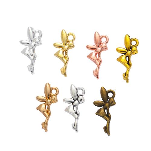 Zinc Alloy Pendants Angel plated DIY nickel lead & cadmium free Sold By Bag