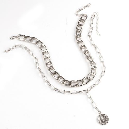 Zinc Alloy Jewelry Necklace plated fashion jewelry nickel lead & cadmium free Sold By PC