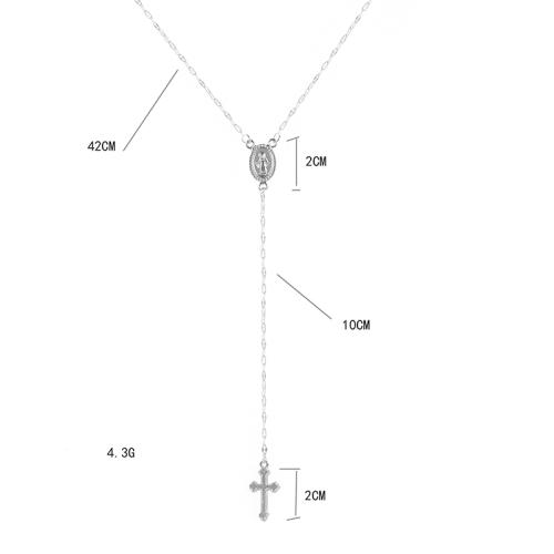 Zinklegierung Schmuck Halskette, plattiert, Modeschmuck, keine, frei von Nickel, Blei & Kadmium, verkauft von PC