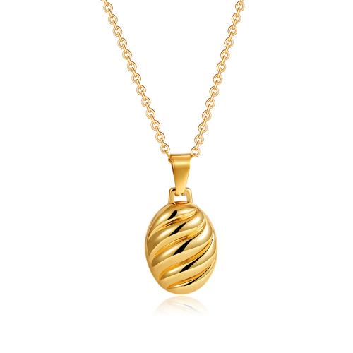 Stainless Steel Jewelry Necklace 304 Stainless Steel plated for woman gold Sold By PC