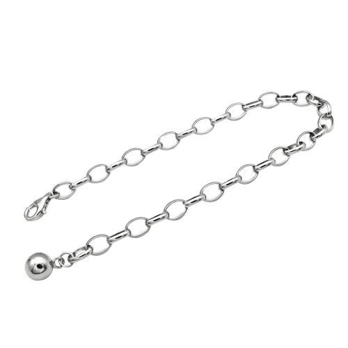 Sterling Silber Armbänder, 925 Sterling Silber, für Frau, Silberfarbe, Länge ca. 20 cm, verkauft von PC