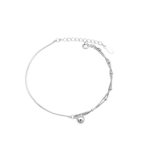 Argento Bracciali, 925 argento sterlina, with 3CM extender chain, per la donna, argento, Lunghezza Appross. 15.5 cm, Venduto da PC